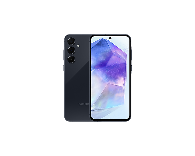 Samsung Galaxy A55 5G в тъмносин цвят